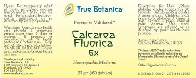 Display Panel (Calcarea Fluorica 6x 25 Gm V1 8 2013)